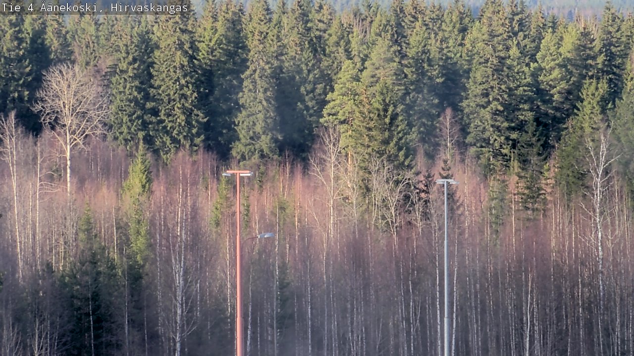 Weather Camera Image Road 4 Äänekoski, Hirvaskangas, Äänekoski, Keski-Suomi