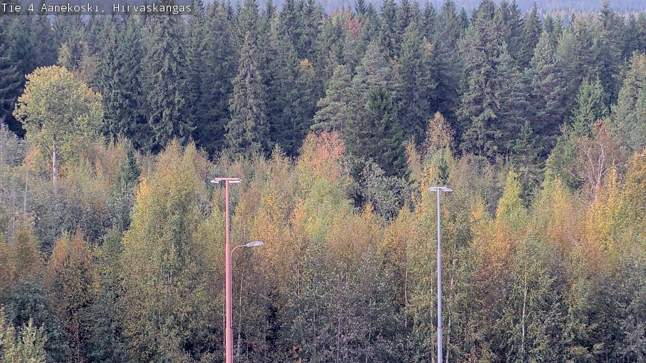Weather Camera Image Road 4 Äänekoski, Hirvaskangas, Äänekoski, Keski-Suomi