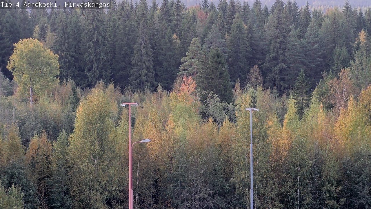Weather Camera Image Road 4 Äänekoski, Hirvaskangas, Äänekoski, Keski-Suomi