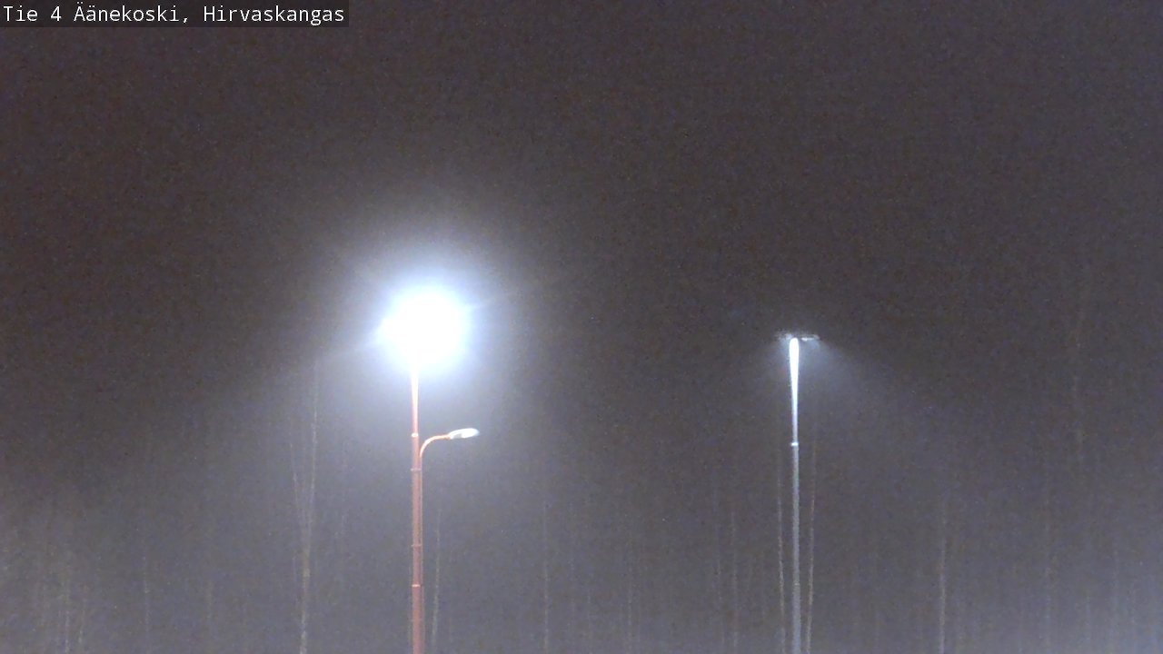 Weather Camera Image Väg 4 Äänekoski, Hirvaskangas, Äänekoski, Keski-Suomi