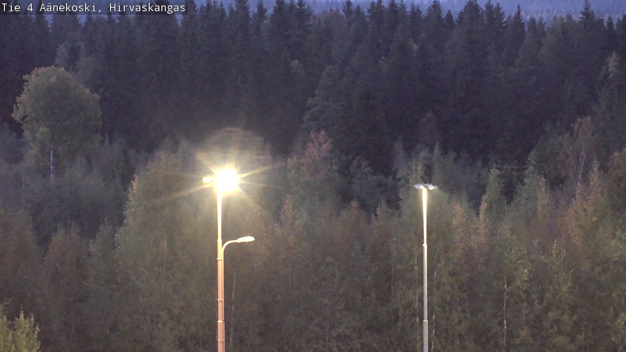 Weather Camera Image Road 4 Äänekoski, Hirvaskangas, Äänekoski, Keski-Suomi