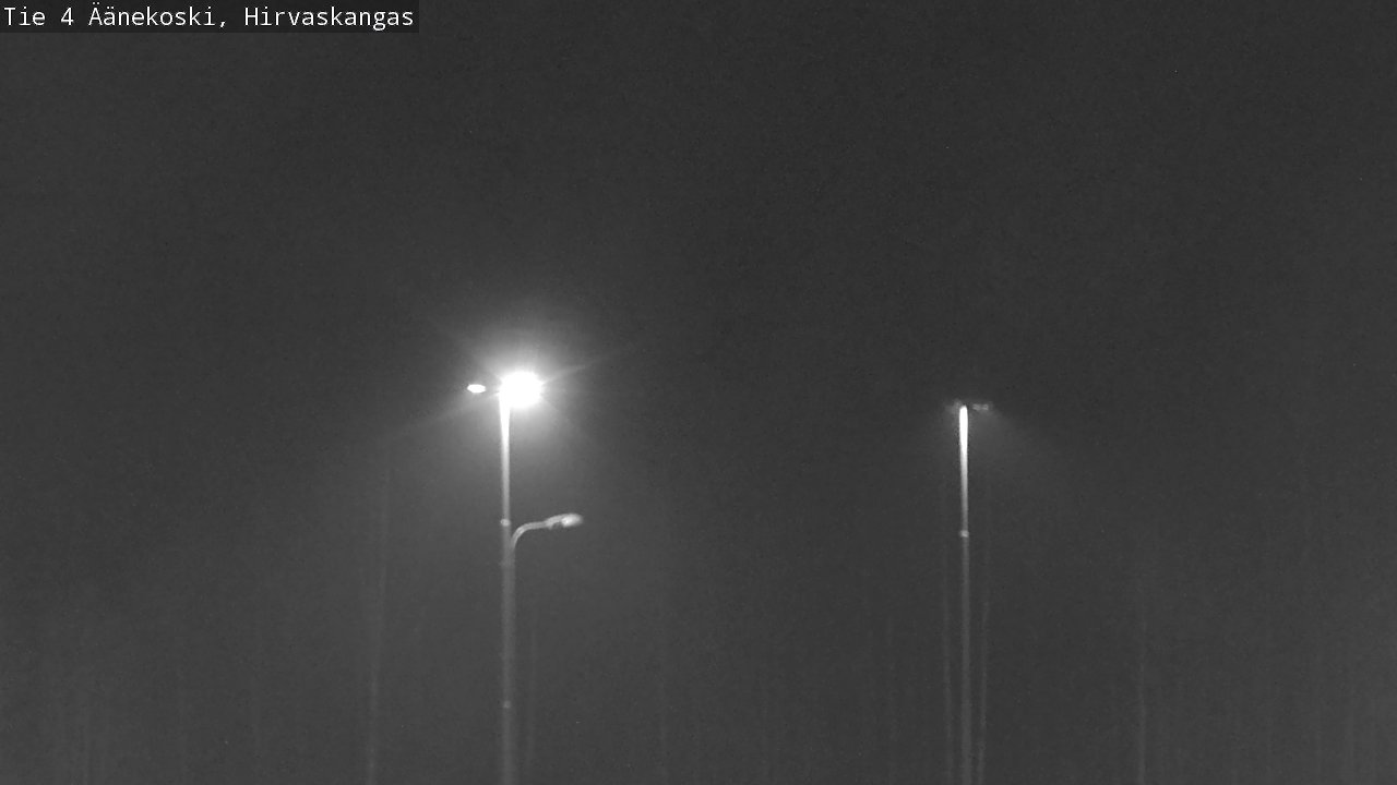 Weather Camera Image Väg 4 Äänekoski, Hirvaskangas, Äänekoski, Keski-Suomi