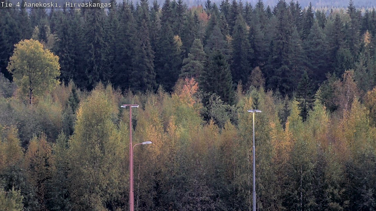 Weather Camera Image Road 4 Äänekoski, Hirvaskangas, Äänekoski, Keski-Suomi