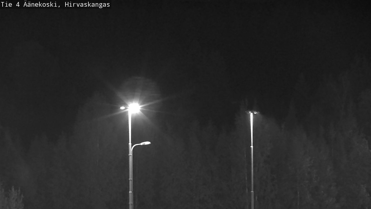 Weather Camera Image Road 4 Äänekoski, Hirvaskangas, Äänekoski, Keski-Suomi