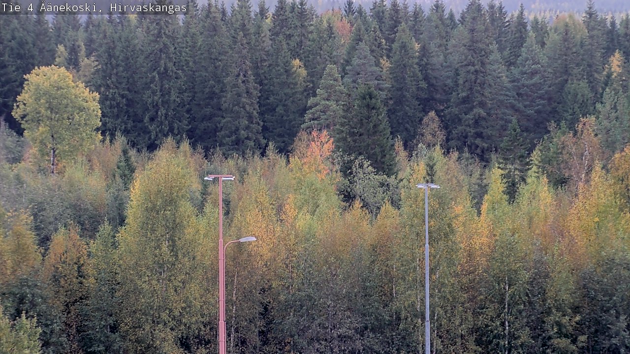 Weather Camera Image Road 4 Äänekoski, Hirvaskangas, Äänekoski, Keski-Suomi