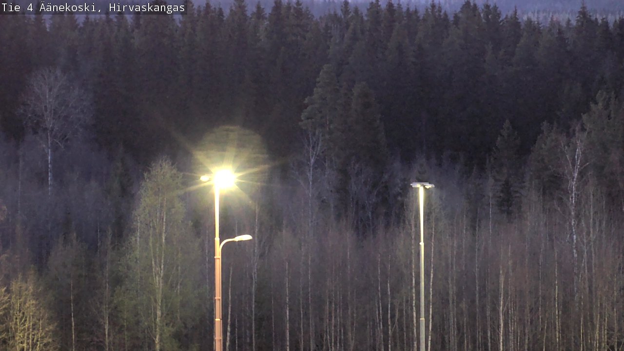 Weather Camera Image Road 4 Äänekoski, Hirvaskangas, Äänekoski, Keski-Suomi