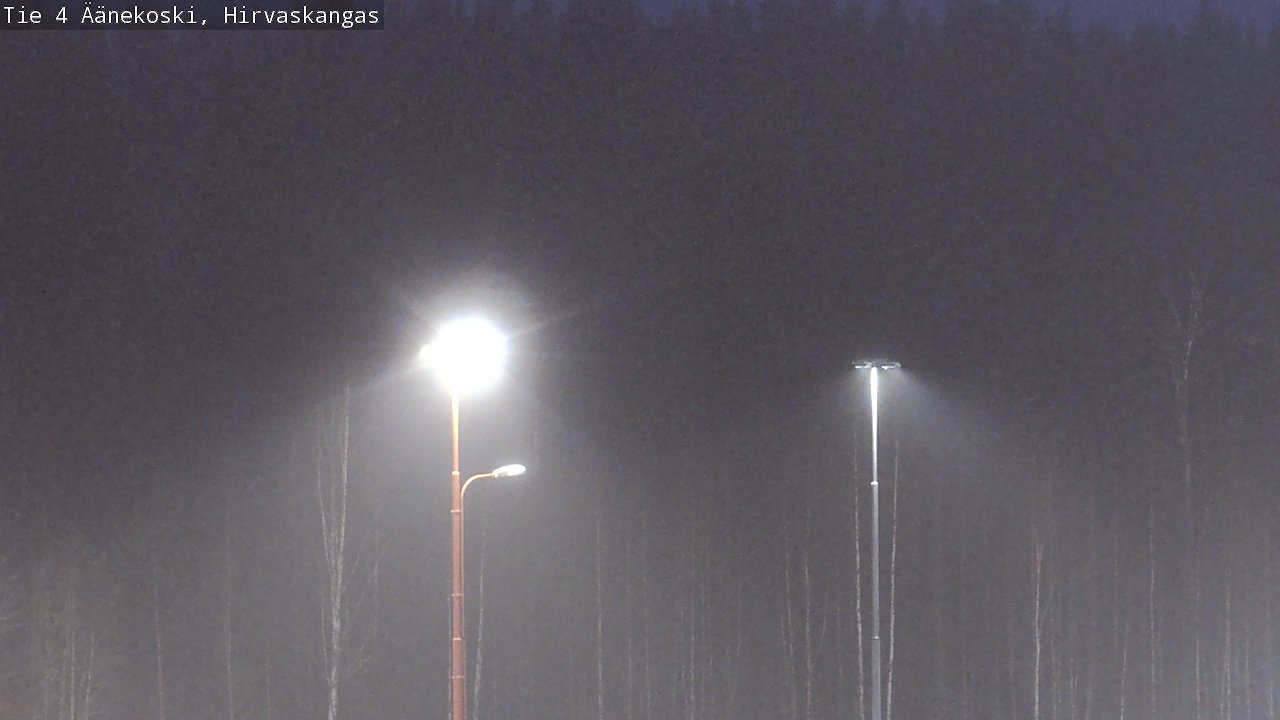 Weather Camera Image Väg 4 Äänekoski, Hirvaskangas, Äänekoski, Keski-Suomi