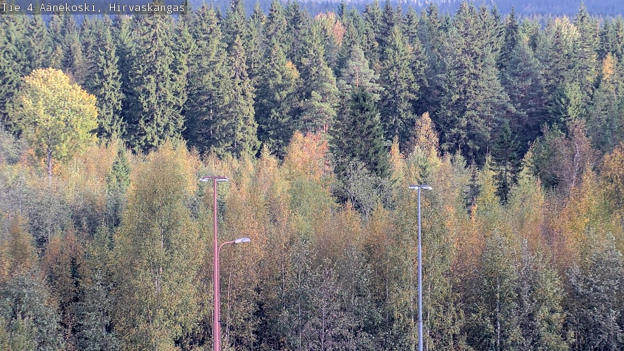 Weather Camera Image Road 4 Äänekoski, Hirvaskangas, Äänekoski, Keski-Suomi