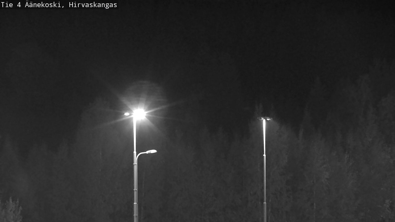 Weather Camera Image Road 4 Äänekoski, Hirvaskangas, Äänekoski, Keski-Suomi