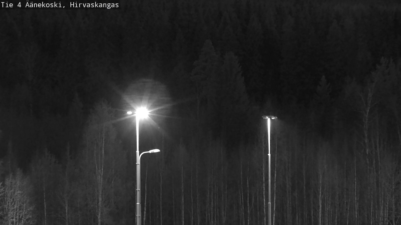 Weather Camera Image Road 4 Äänekoski, Hirvaskangas, Äänekoski, Keski-Suomi