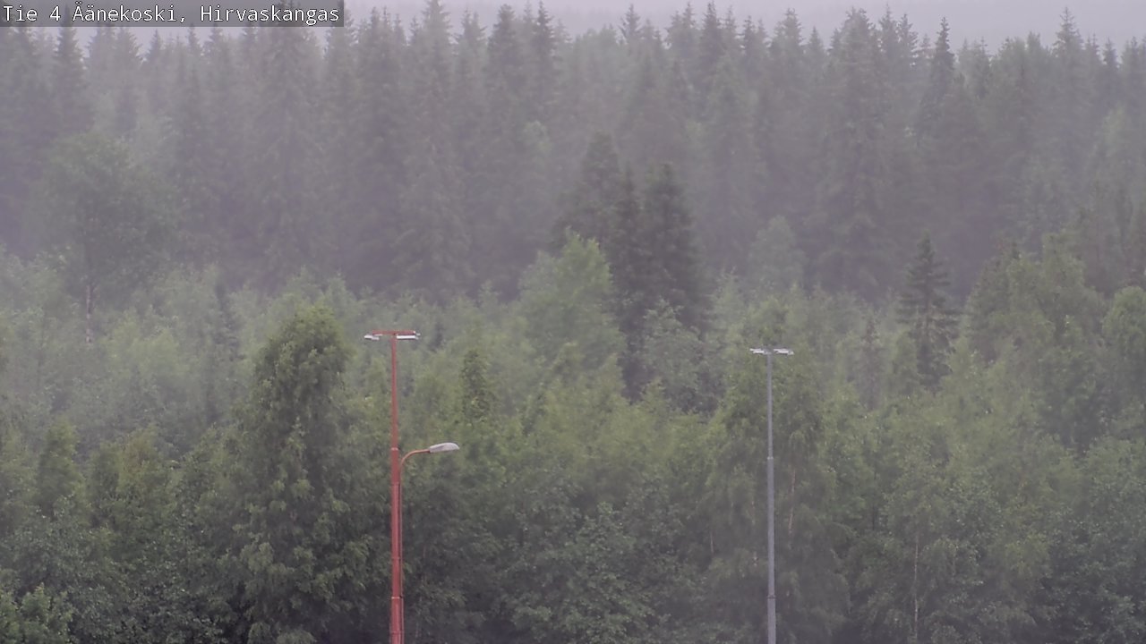 Weather Camera Image Road 4 Äänekoski, Hirvaskangas, Äänekoski, Keski-Suomi