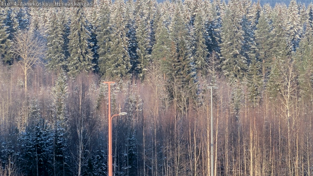 Weather Camera Image Väg 4 Äänekoski, Hirvaskangas, Äänekoski, Keski-Suomi