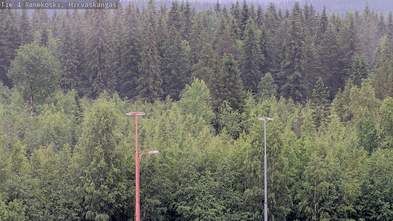 Weather Camera Image Väg 4 Äänekoski, Hirvaskangas, Äänekoski, Keski-Suomi