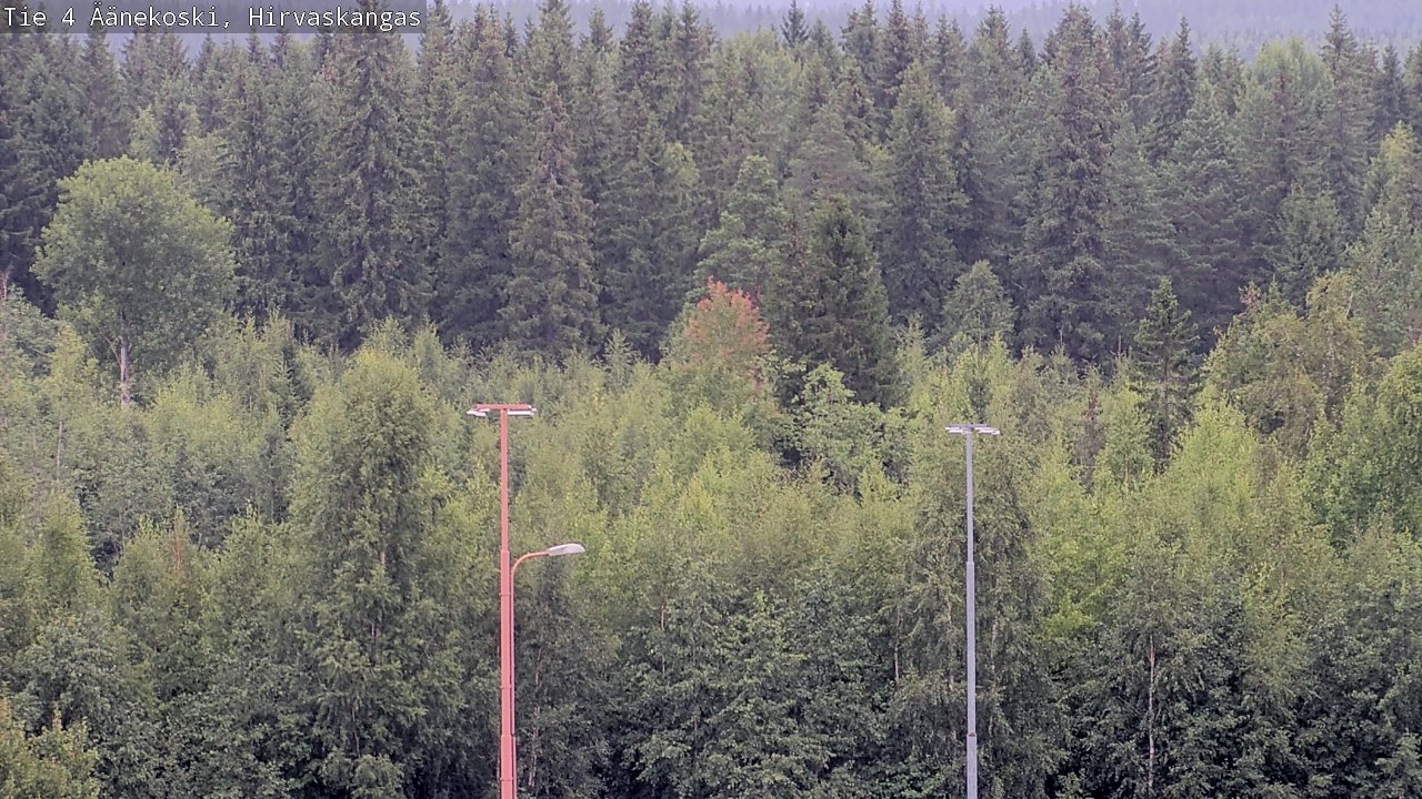 Weather Camera Image Road 4 Äänekoski, Hirvaskangas, Äänekoski, Keski-Suomi