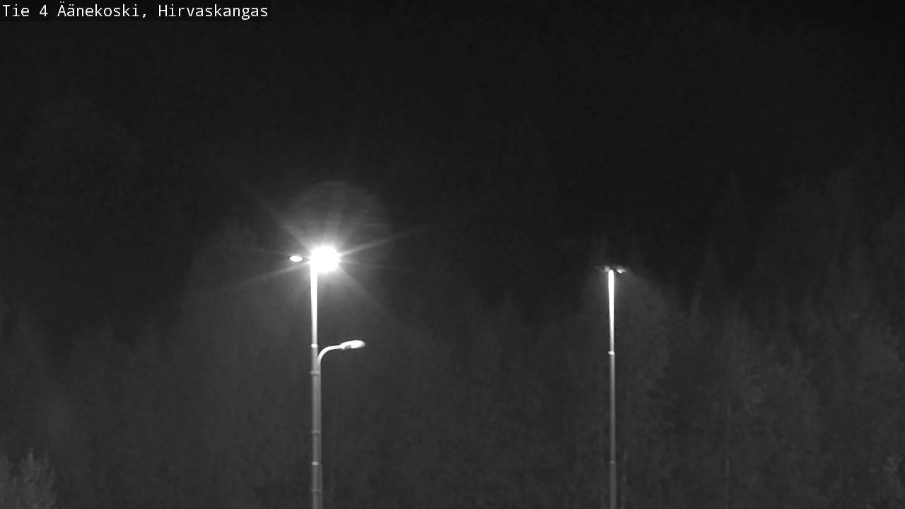 Weather Camera Image Road 4 Äänekoski, Hirvaskangas, Äänekoski, Keski-Suomi