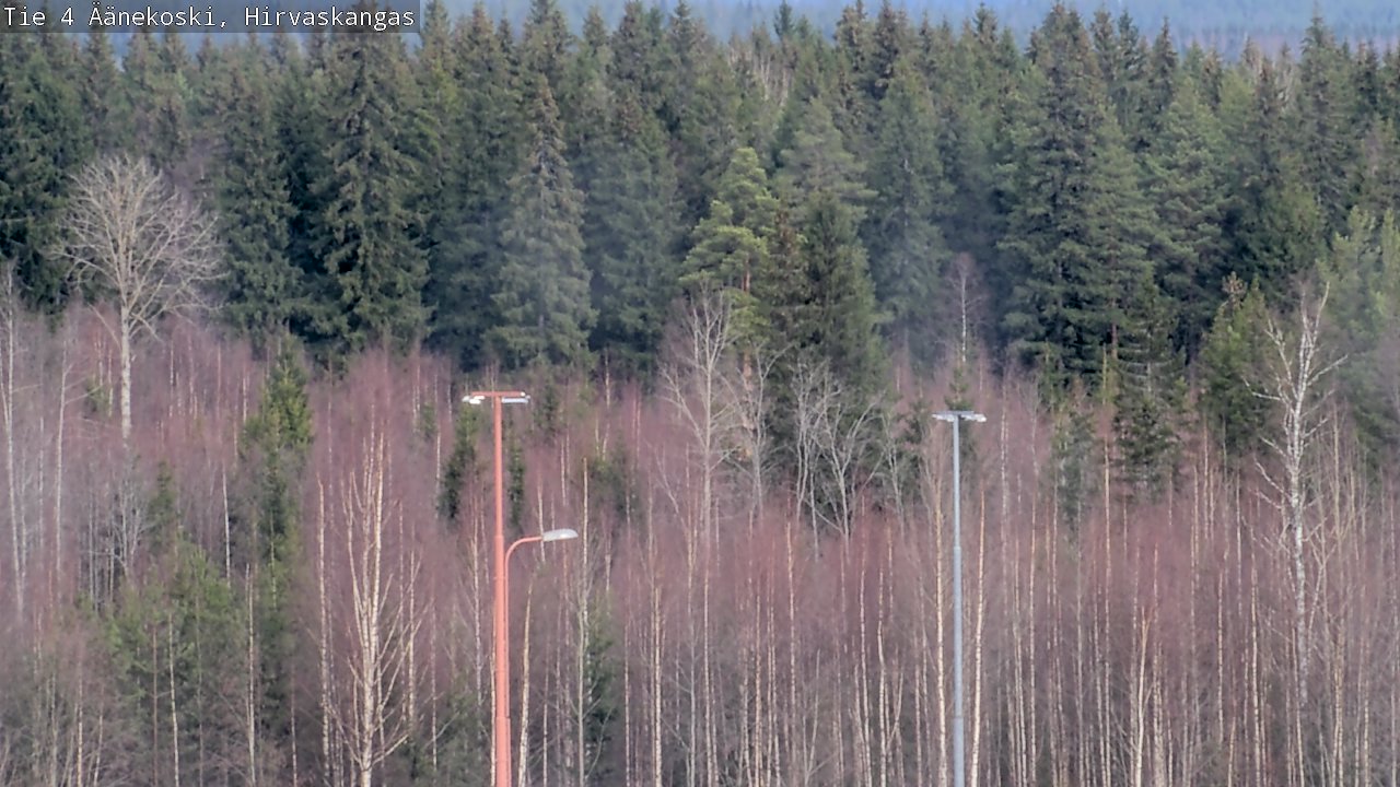 Weather Camera Image Road 4 Äänekoski, Hirvaskangas, Äänekoski, Keski-Suomi