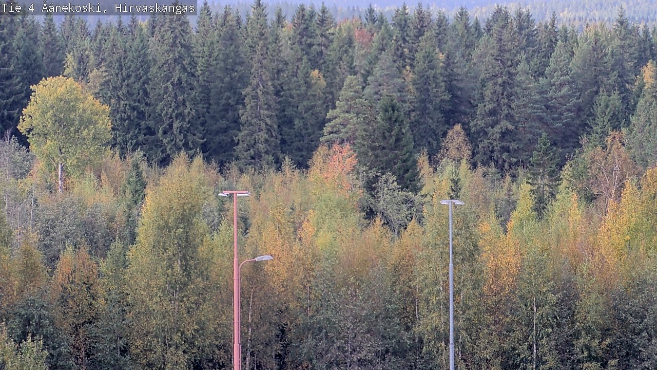 Weather Camera Image Road 4 Äänekoski, Hirvaskangas, Äänekoski, Keski-Suomi