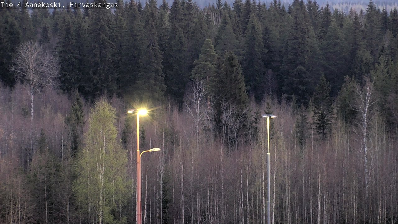 Weather Camera Image Road 4 Äänekoski, Hirvaskangas, Äänekoski, Keski-Suomi
