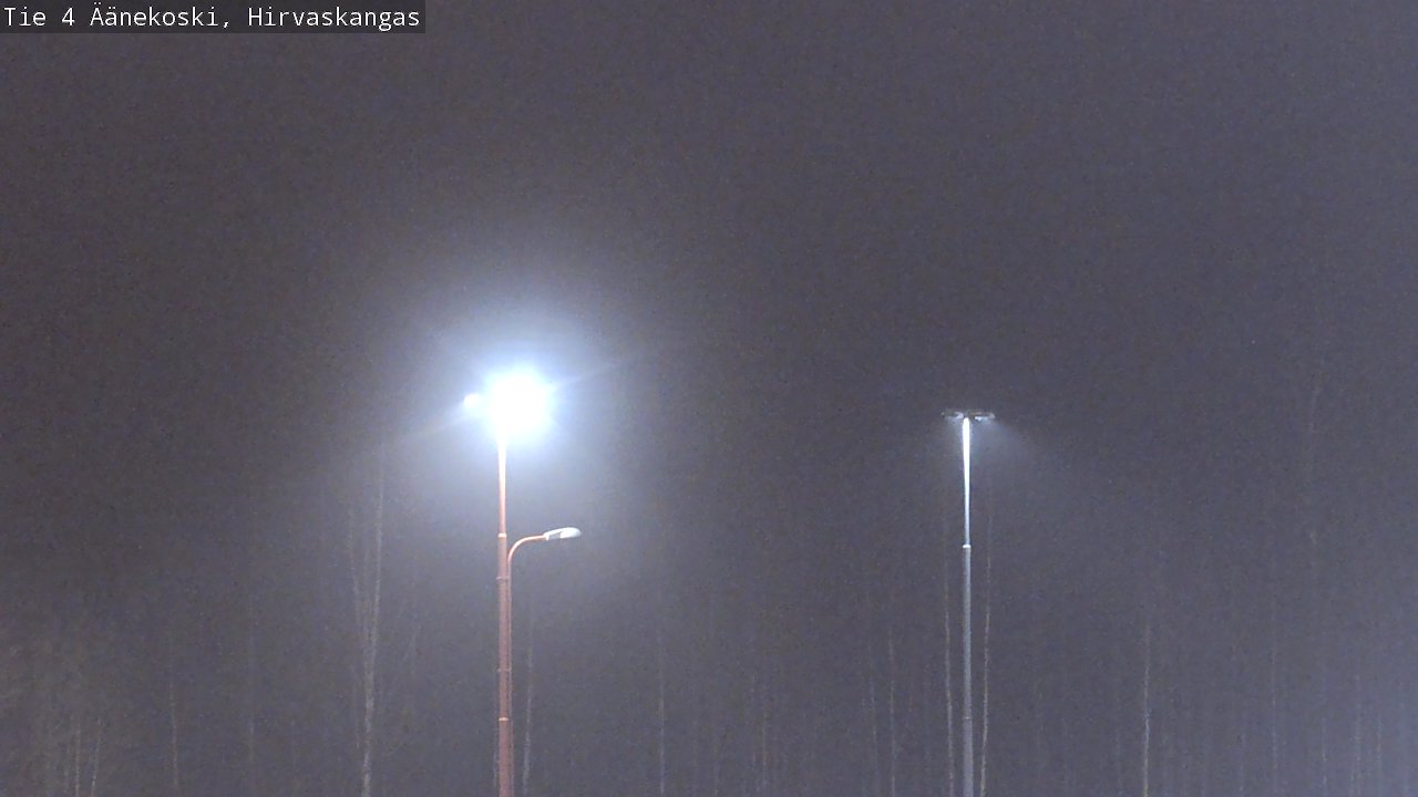 Weather Camera Image Väg 4 Äänekoski, Hirvaskangas, Äänekoski, Keski-Suomi