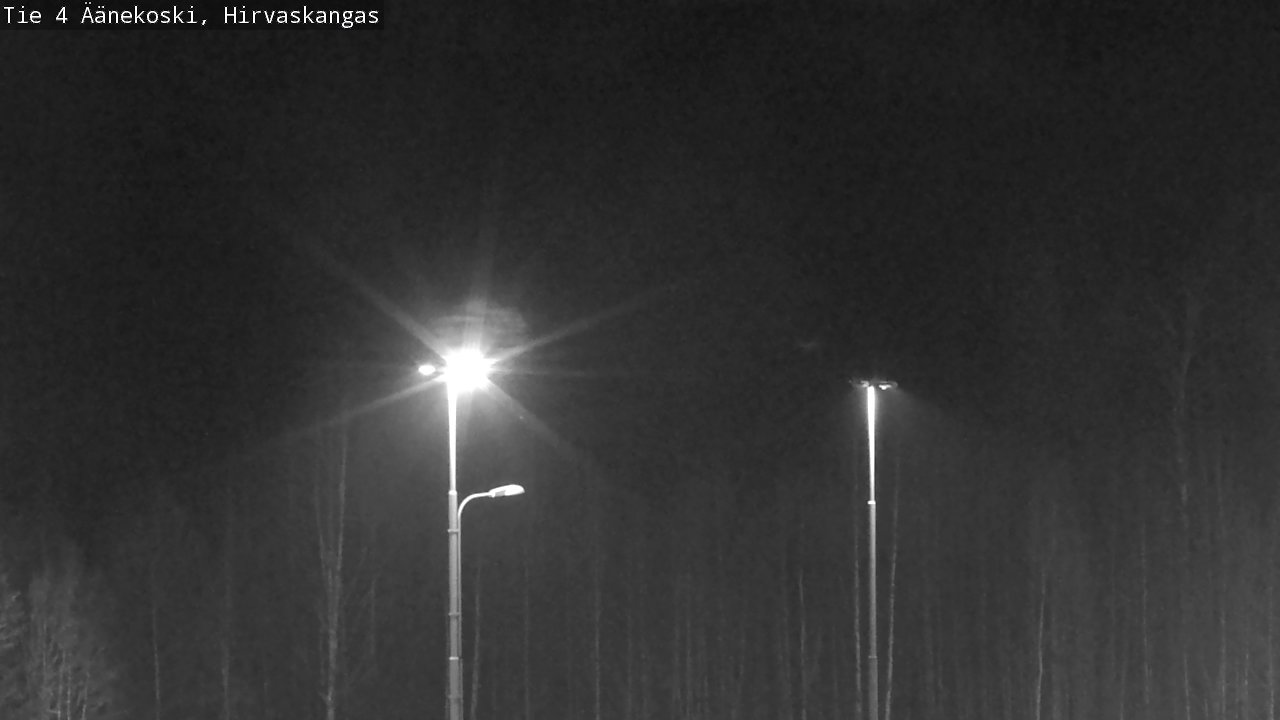 Weather Camera Image Väg 4 Äänekoski, Hirvaskangas, Äänekoski, Keski-Suomi