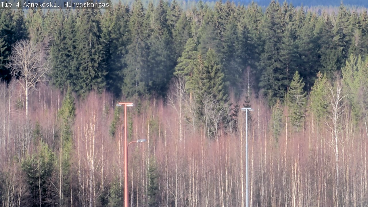 Weather Camera Image Road 4 Äänekoski, Hirvaskangas, Äänekoski, Keski-Suomi