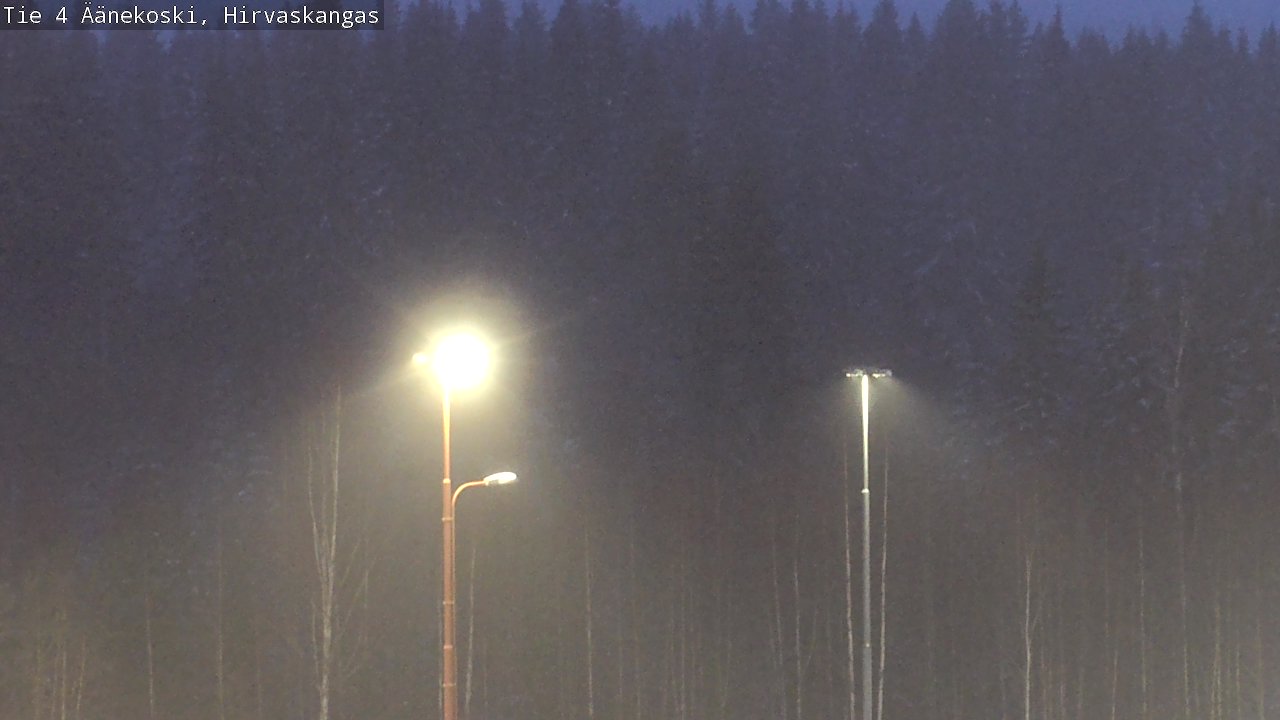 Weather Camera Image Väg 4 Äänekoski, Hirvaskangas, Äänekoski, Keski-Suomi