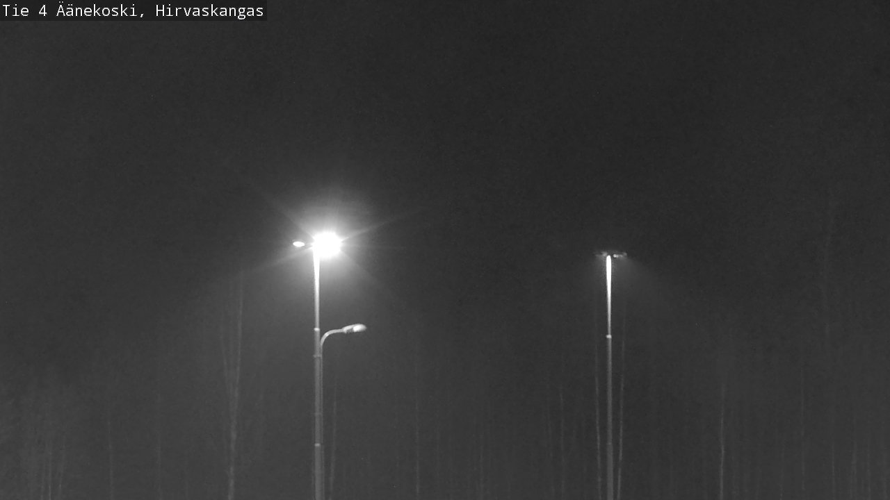 Weather Camera Image Väg 4 Äänekoski, Hirvaskangas, Äänekoski, Keski-Suomi