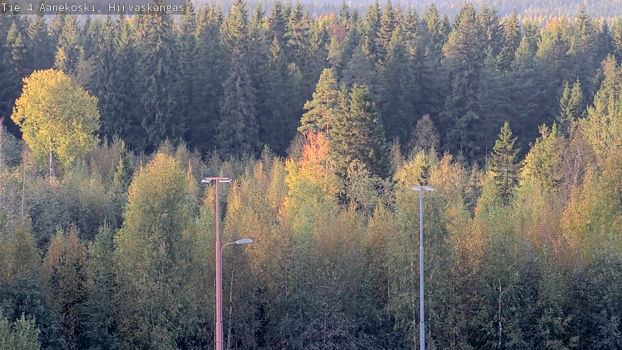 Weather Camera Image Road 4 Äänekoski, Hirvaskangas, Äänekoski, Keski-Suomi