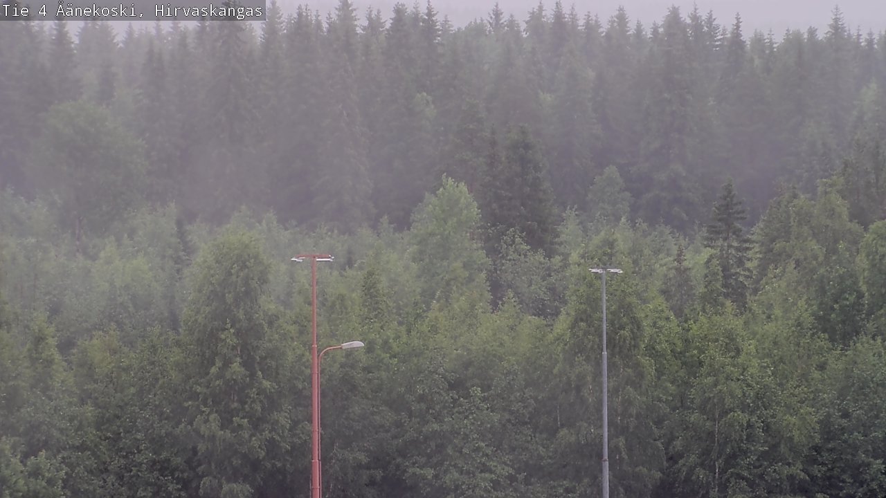Weather Camera Image Väg 4 Äänekoski, Hirvaskangas, Äänekoski, Keski-Suomi