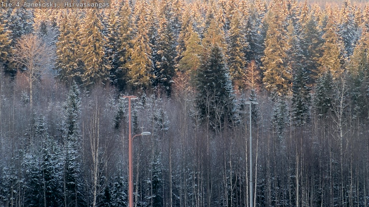 Weather Camera Image Road 4 Äänekoski, Hirvaskangas, Äänekoski, Keski-Suomi