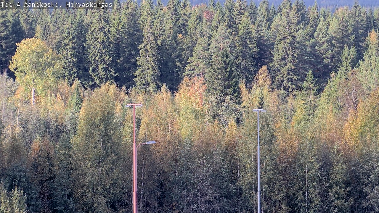 Weather Camera Image Road 4 Äänekoski, Hirvaskangas, Äänekoski, Keski-Suomi