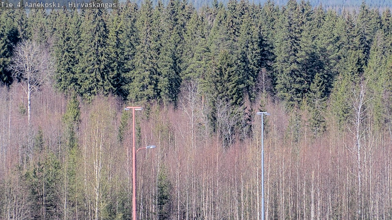 Weather Camera Image Road 4 Äänekoski, Hirvaskangas, Äänekoski, Keski-Suomi