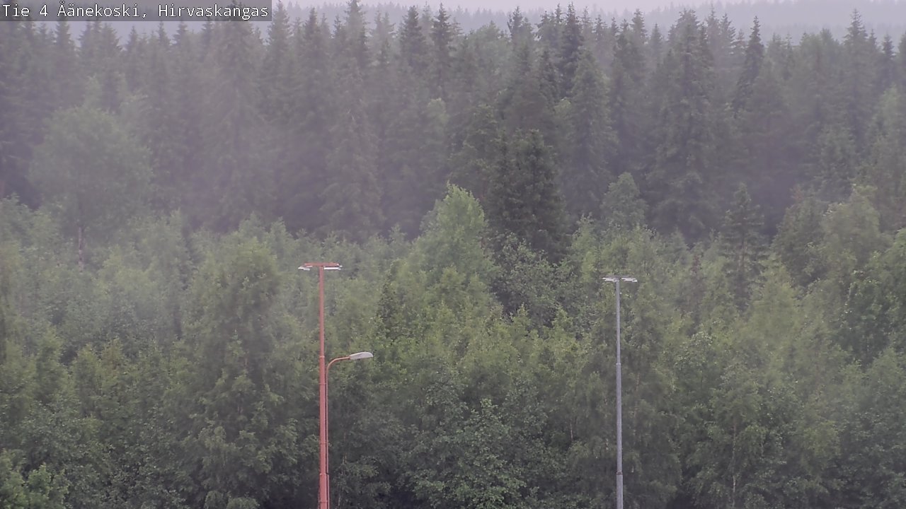 Weather Camera Image Väg 4 Äänekoski, Hirvaskangas, Äänekoski, Keski-Suomi