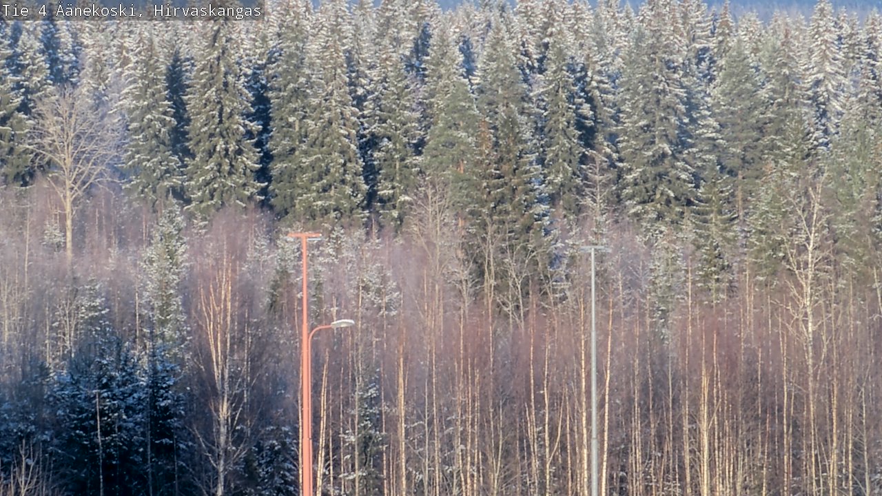 Weather Camera Image Väg 4 Äänekoski, Hirvaskangas, Äänekoski, Keski-Suomi
