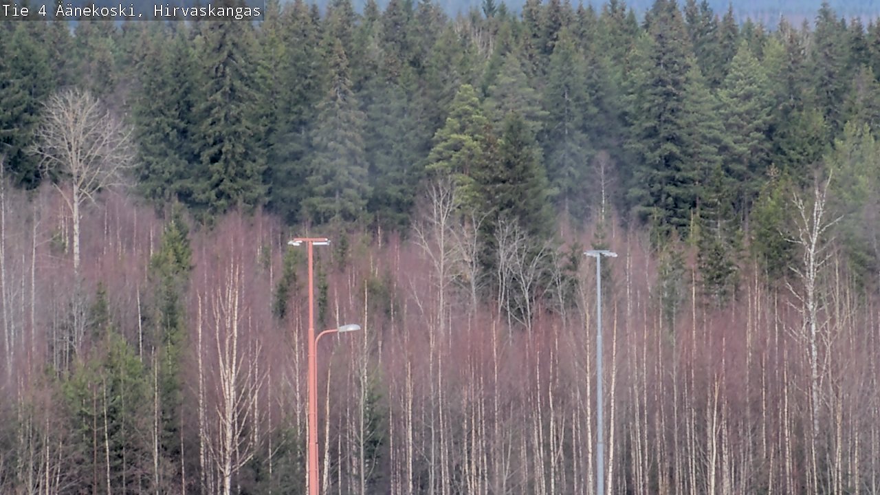 Weather Camera Image Road 4 Äänekoski, Hirvaskangas, Äänekoski, Keski-Suomi