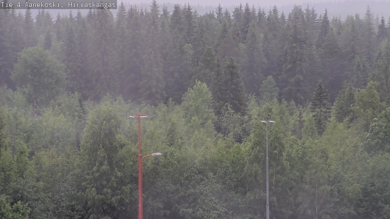Weather Camera Image Road 4 Äänekoski, Hirvaskangas, Äänekoski, Keski-Suomi