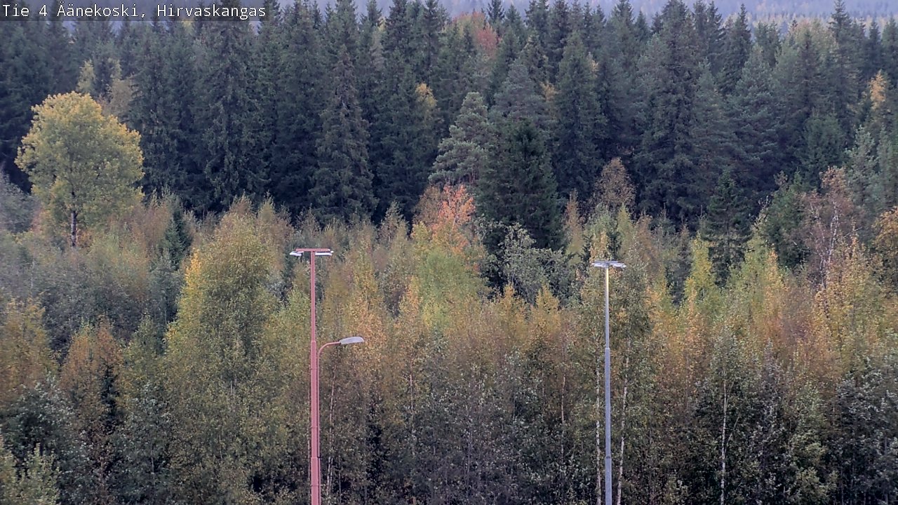 Weather Camera Image Road 4 Äänekoski, Hirvaskangas, Äänekoski, Keski-Suomi