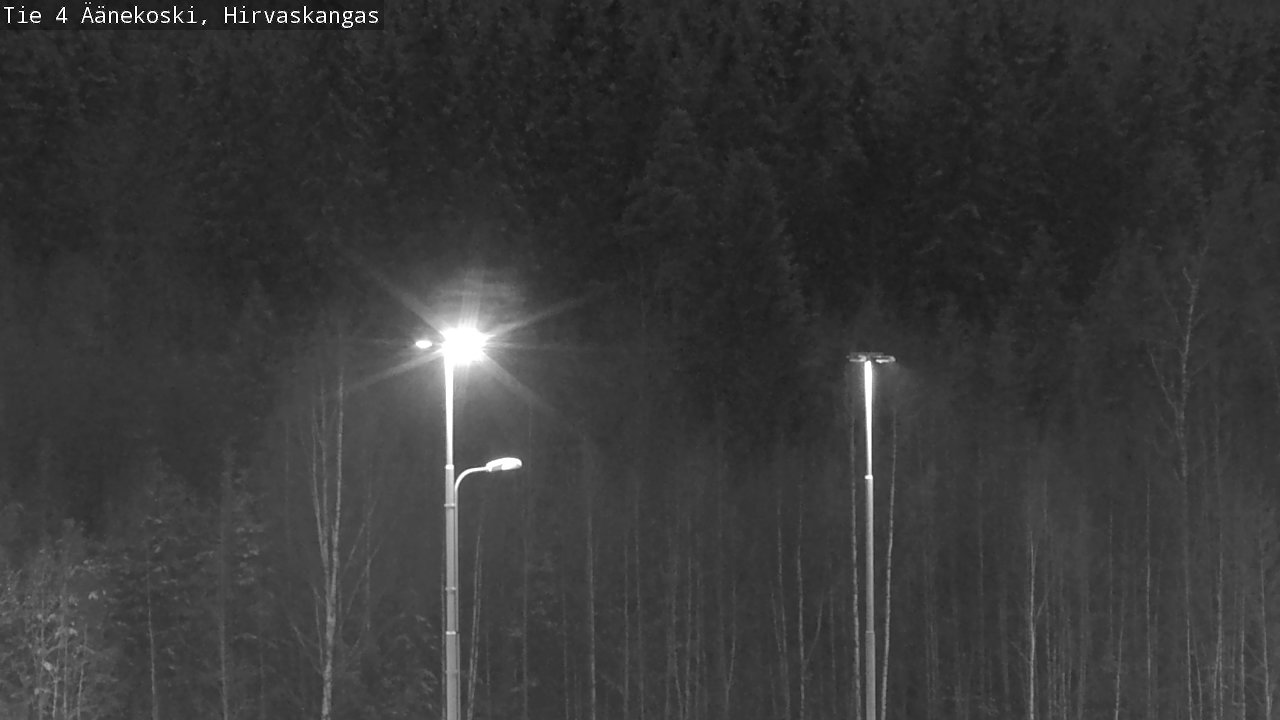 Weather Camera Image Road 4 Äänekoski, Hirvaskangas, Äänekoski, Keski-Suomi