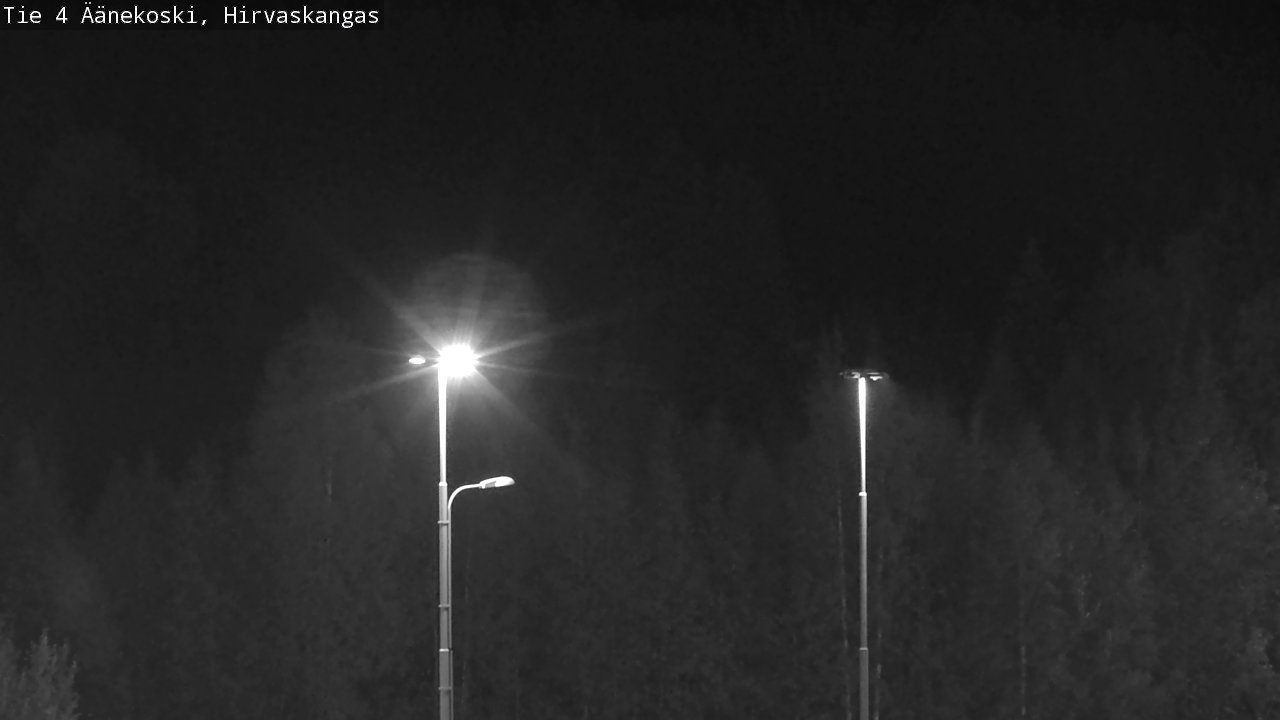 Weather Camera Image Road 4 Äänekoski, Hirvaskangas, Äänekoski, Keski-Suomi