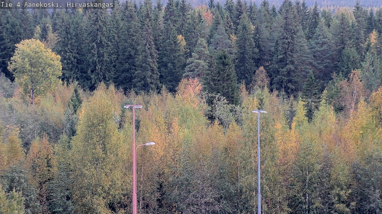 Weather Camera Image Road 4 Äänekoski, Hirvaskangas, Äänekoski, Keski-Suomi