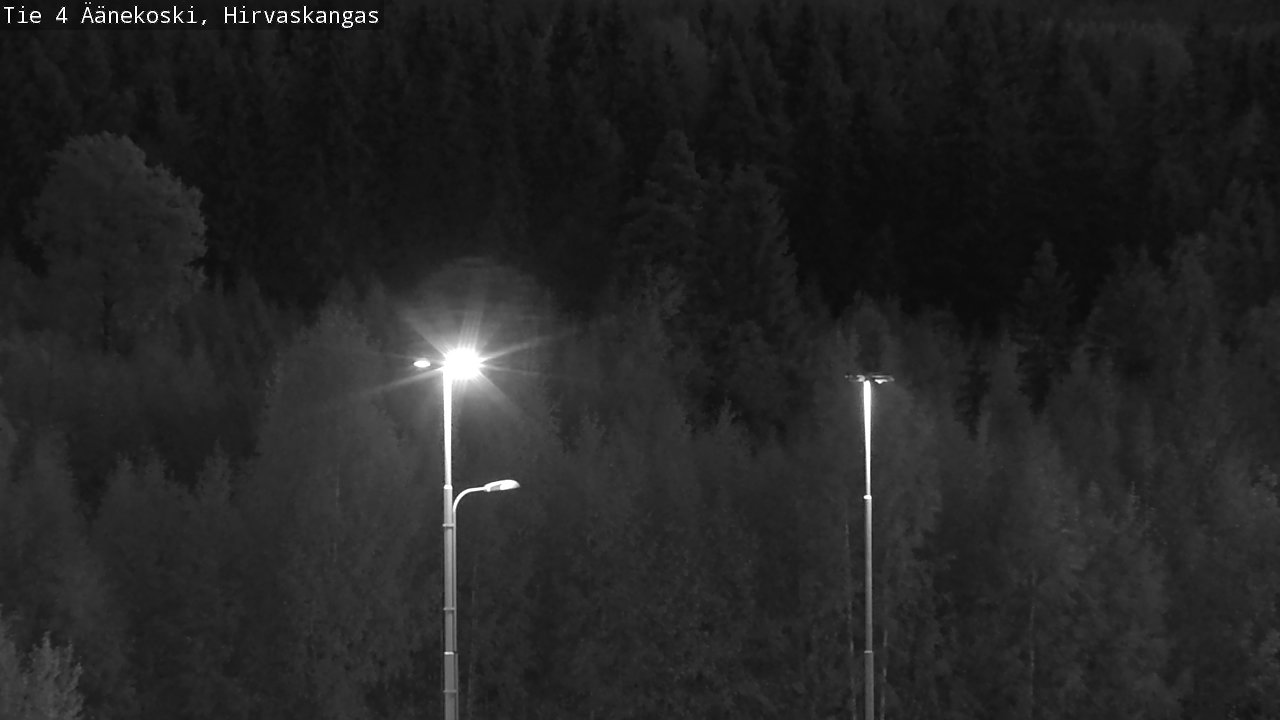 Weather Camera Image Road 4 Äänekoski, Hirvaskangas, Äänekoski, Keski-Suomi