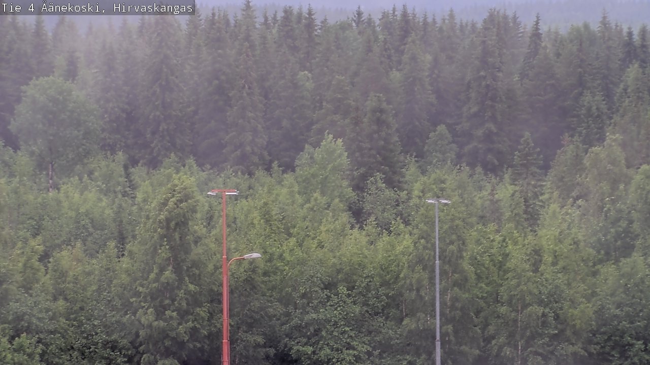 Weather Camera Image Väg 4 Äänekoski, Hirvaskangas, Äänekoski, Keski-Suomi