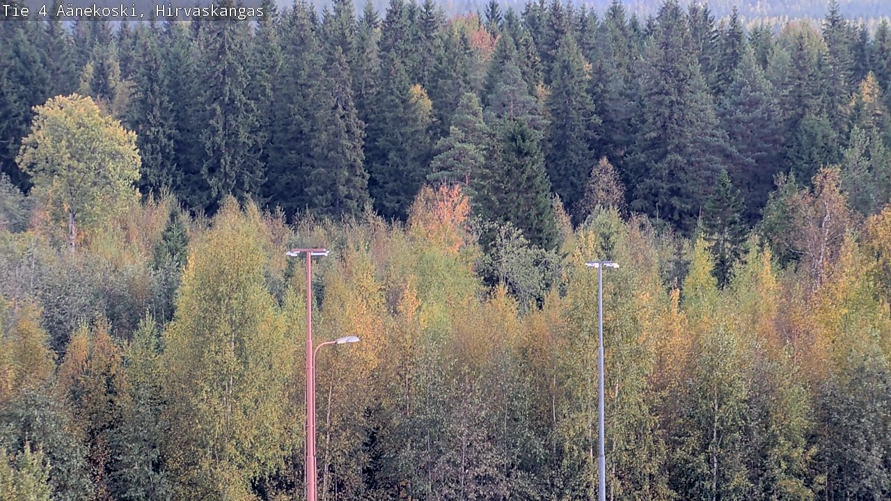 Weather Camera Image Road 4 Äänekoski, Hirvaskangas, Äänekoski, Keski-Suomi