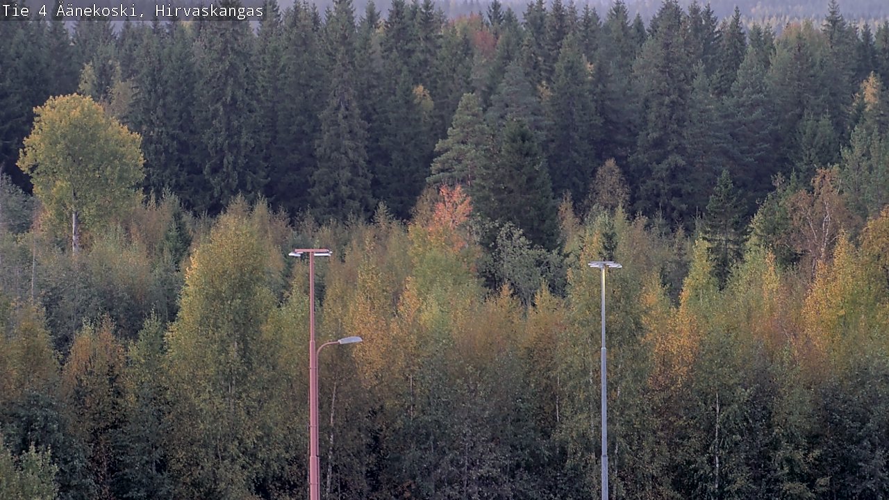 Weather Camera Image Road 4 Äänekoski, Hirvaskangas, Äänekoski, Keski-Suomi