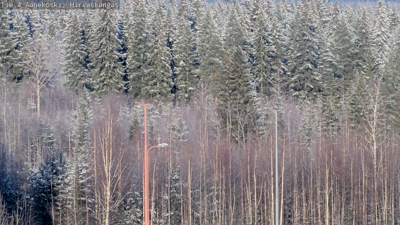 Weather Camera Image Väg 4 Äänekoski, Hirvaskangas, Äänekoski, Keski-Suomi