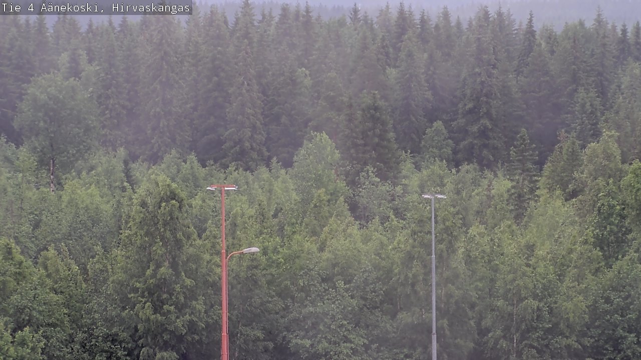 Weather Camera Image Väg 4 Äänekoski, Hirvaskangas, Äänekoski, Keski-Suomi