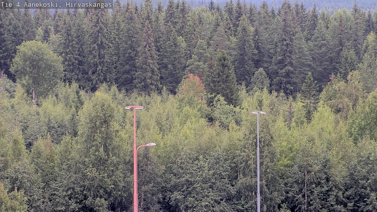 Weather Camera Image Road 4 Äänekoski, Hirvaskangas, Äänekoski, Keski-Suomi