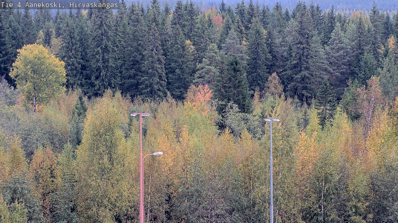 Weather Camera Image Road 4 Äänekoski, Hirvaskangas, Äänekoski, Keski-Suomi