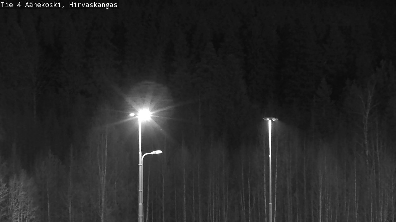 Weather Camera Image Road 4 Äänekoski, Hirvaskangas, Äänekoski, Keski-Suomi