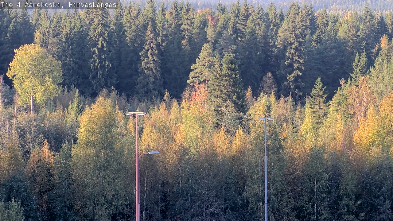 Weather Camera Image Road 4 Äänekoski, Hirvaskangas, Äänekoski, Keski-Suomi